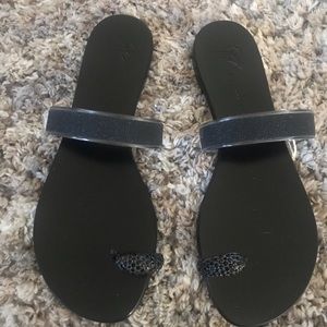 Brand new without box Giuseppe Zanotti
Ring plexy sandals. Size 38